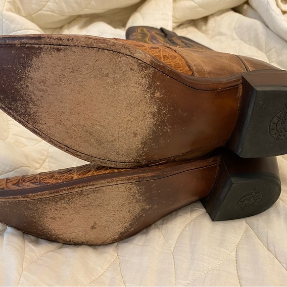 Womens Lucchese caiman boots - Picture 6 of 6